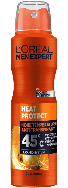 Loreal MEN Deo Spray Heat Protect, 45°C, 150ml