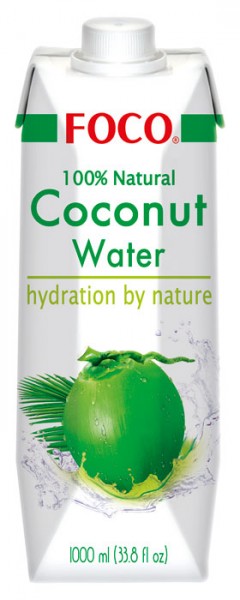 FOCO Coconut Water, Kokosnusswasser, 1L