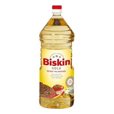 Biskin Gold Reines Pflanzenöl 2L