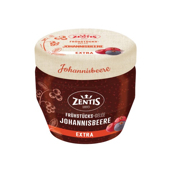 Zentis Frühstücks-Konfitüre Extra Johannisbeer-Gelee 230g