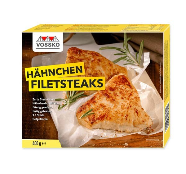 Vossko Hähnchen Filetsteaks 400g