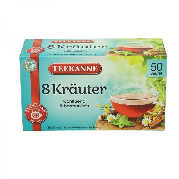 Teekanne Wohltuende 8 Kräuter 100g