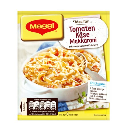 Maggi Fix Tomaten Käse Makkaroni für 3 Portionen