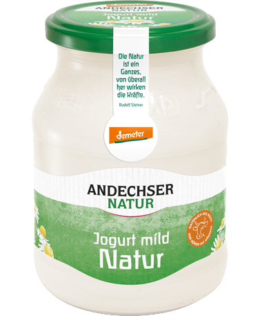 Andechser Demeter Bio Jogurt mild Natur 3,8% 500g