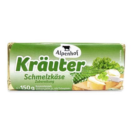 Schmelzkäsezubereitung Kräuter Blöckchen 150g