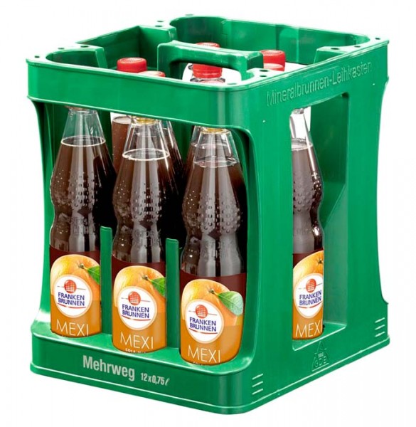 Franken Brunnen Mexi Cola-Mix Limonade, 12 x 0,75L PET