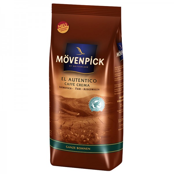 Mövenpick Caffe Crema El Autentico Bohnen 1kg