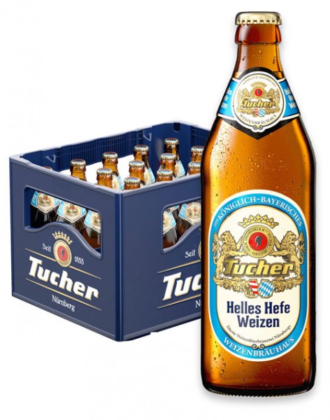 Tucher Helles Hefe Weizen 20x0,5l Flaschen