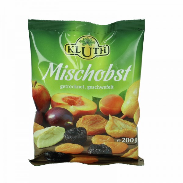 Kluth Mischobst getrocknet geschwefelt 200g