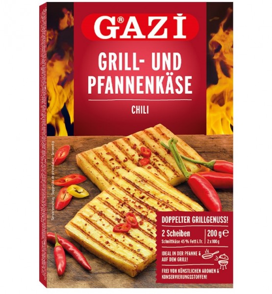 GAZI Grill- und Pfannenkäse Chili 200g