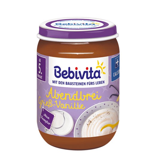 Bebivita BIO Abendbrei Grieß-Vanille ab dem 5. Monat 190g