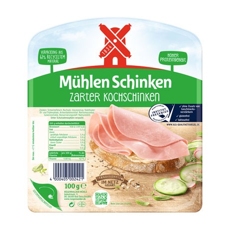 Rügenwalder Mühlen Schinken Zarter Kochschinken 100g