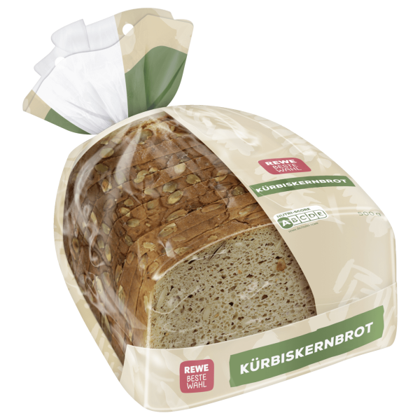 Kürbiskernbrot geschnitten, 500g