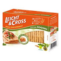 Knusperbrot Leicht & Cross Roggen 125g