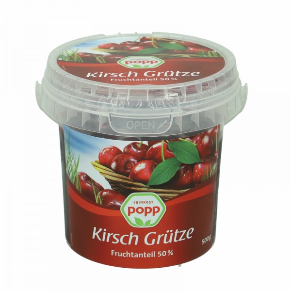 Popp Kirsch Grütze 500g