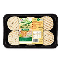 Weideglück Grill- und Bratkäse Kräuter in Scheiben XL 750g