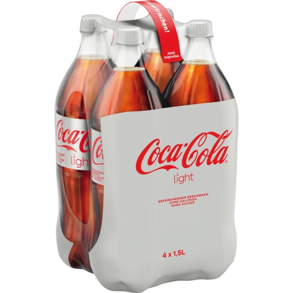 Coca Cola Light 4 x 1,5L, PET