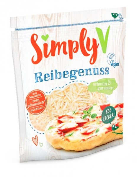 Simply V Reibegenuss, geriebene Käse Alternative, 200g