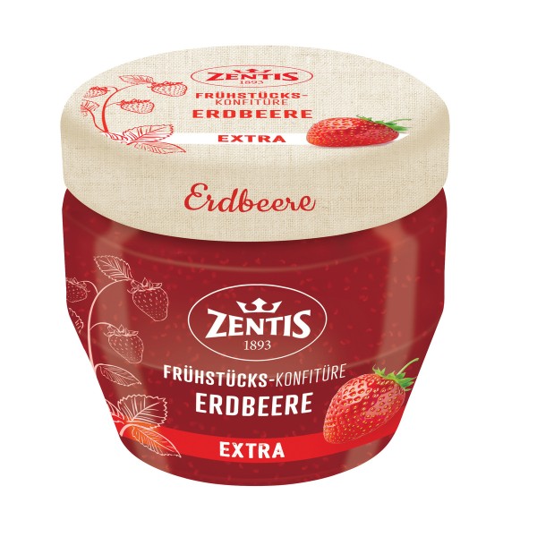 Zentis Frühstücks-Konfitüre Extra Erdbeer 230g