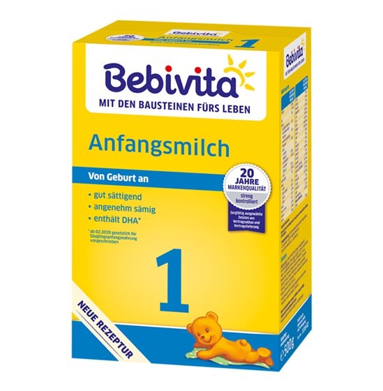 Bebivita Anfangsmilch 1 von Geburt an 500g