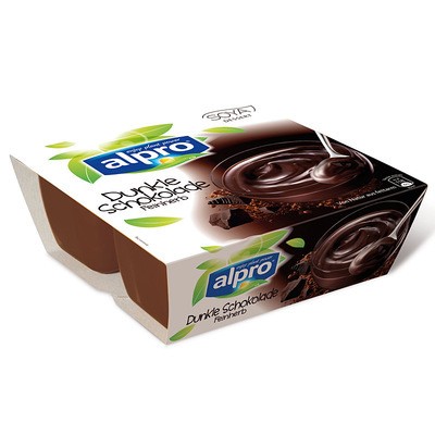 Alpro Soja-Dessert Dunkle Schokolade 4x125g