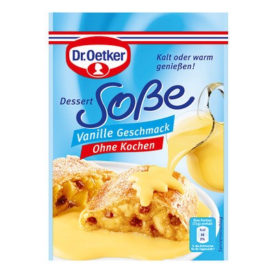 Dr. Oetker Dessertsosse Vanille Geschmack Ohne Kochen