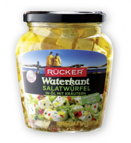 Rücker Salatwürfel in Öl mit Kräutern 300g