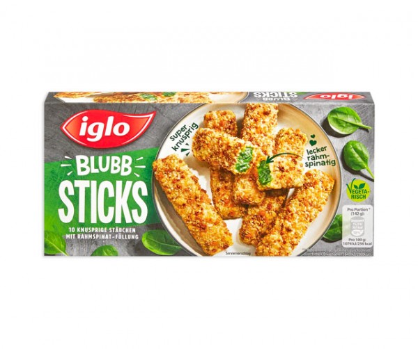 Iglo »BLUBB« STICKS Spinat 10 Stäbchen