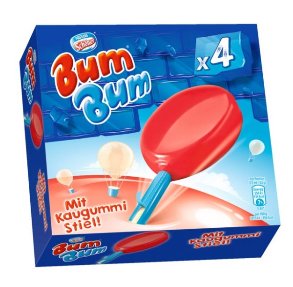 Nestlé Schöller Bum Bum Eis 4x72ml
