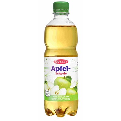 Quelly Apfelschorle 6 x 0,5L PET