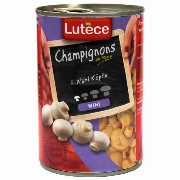 Lutèce Champignons Ganz Mini 1. Wahl 425g