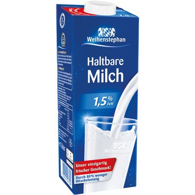 Weihenstephan H-Milch 1,5% 1L