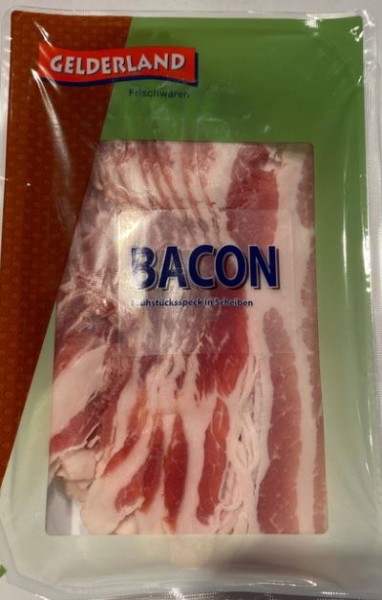 Gelderland Bacon Roh in Scheiben 150g