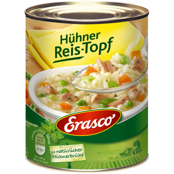 Erasco Hühner-Reistopf 800g