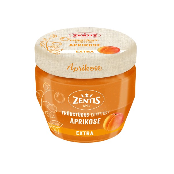 Zentis Frühstücks-Konfitüre Extra Aprikose 230g