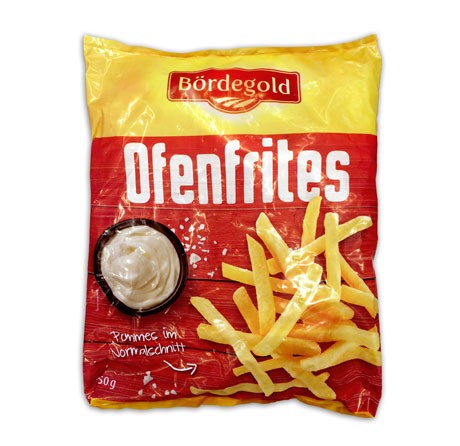 BördeGold Feinschnitt Ofenfrites Pommes 750g