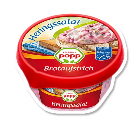 Popp Brotaufstrich Heringssalat 150g