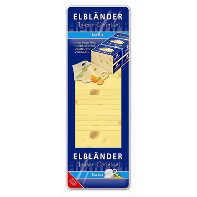 Elbländer Käse Natur Scheiben 45% 500g