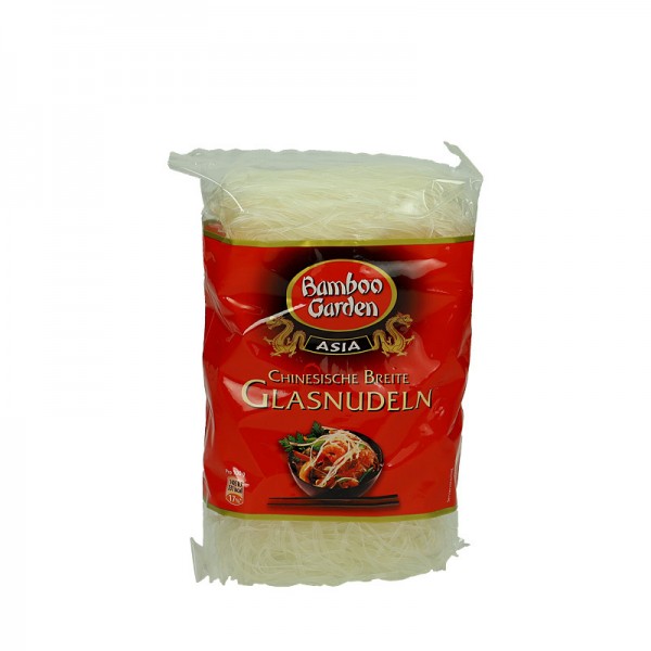 Bamboo Garden Chinesische Breite Glasnudeln 250g