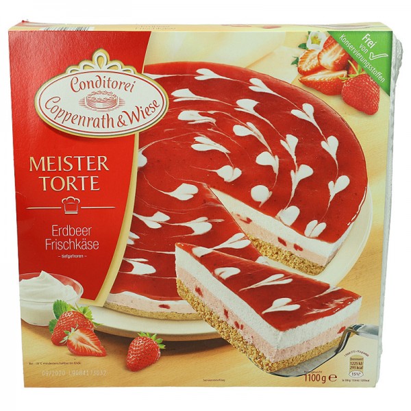 Coppenrath & Wiese Meister Torte Erdbeer Frischkäse 1100g