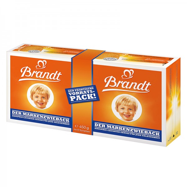 Brandt Markenzwieback Vorratspack XL 450g