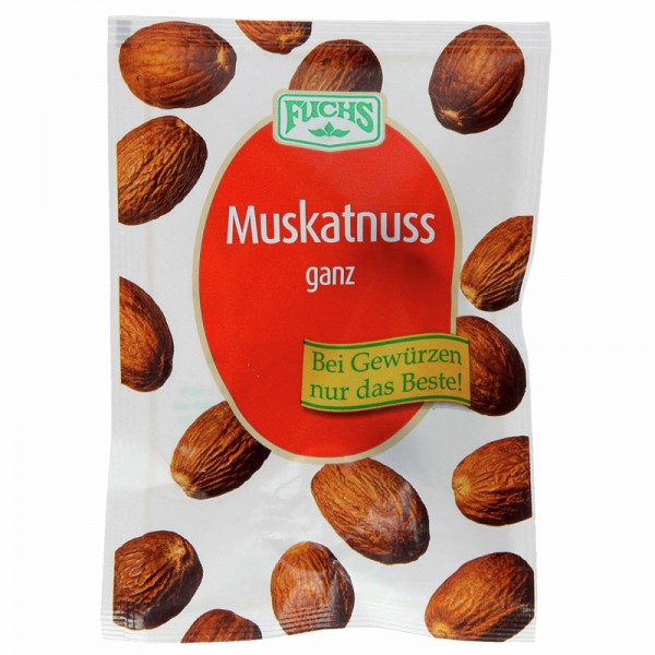 FUCHS Muskatnuss ganz 10g