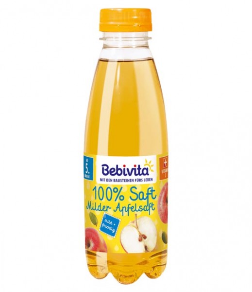 Bebivita 100% Saft Milder Apfelsaft ab dem 5. Monat 0,5l