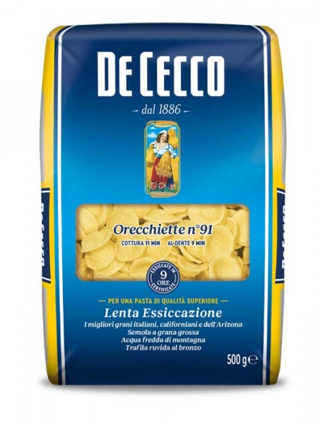 De Cecco Orecchiette Nr.91 500g