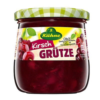 Kühne Rote Grütze Sauerkirschen 375g