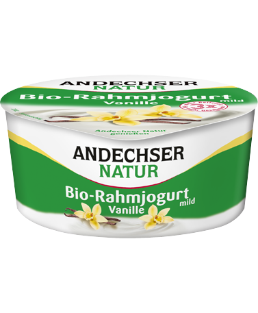Andechser Bio Rahmjogurt Vanille 10% 150g