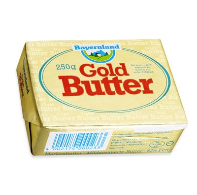 Bayernland Goldbutter Süßrahm 250g