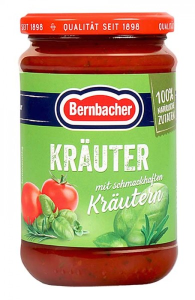 Bernbacher Pasta Sauce Kräuter 400g