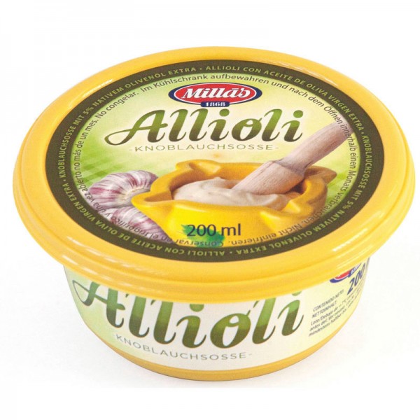 Millas Allioli Knoblauchsosse 200ml