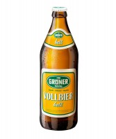 Grüner Vollbier Helles Bier als Einzelflasche 0,5l